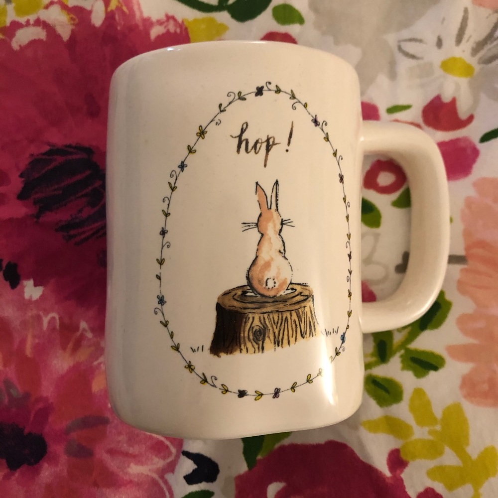 Rae Dunn Easter Bunny Hop Mugs (set of 2)